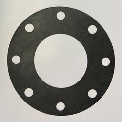 3-1/2" Full Face Flange Gasket (w/8 Bolt Holes) - 150 Lbs. - 1/8" Thick Viton™