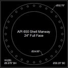 API 650 Shell Manway Gasket 24