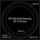 API 650 Shell Manway Gasket 30