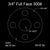 3/4" Full Face Flange Gasket (w/8 Bolt Holes) - 300 Lbs. - 1/8" Thick Nitrile (NBR) Buna-N