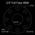 2-1/2" Full Face Flange Gasket (w/8 Bolt Holes) - 300 Lbs. - 1/8" Thick Nitrile (NBR) Buna-N
