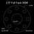 2-1/2" Full Face Flange Gasket (w/8 Bolt Holes) - 300 Lbs. - 1/8" Thick Garlock Blue-Gard 3700