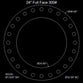 24" Full Face Flange Gasket (w/20 Bolt Holes) - 300 Lbs. - 1/8" Thick Nitrile (NBR) Buna-N