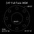 3-1/2" Full Face Flange Gasket (w/8 Bolt Holes) - 300 Lbs. - 1/8" Thick Nitrile (NBR) Buna-N