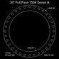 36" Full Face Flange Gasket - Series A 150 Lbs. - 1/8" Thick Garlock Blue-Gard 3000