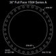 36" Full Face Flange Gasket - Series A 150 Lbs. - 1/8" Thick (70 Duro) Neoprene