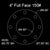 4" Full Face Flange Gasket (w/8 Bolt Holes) - 150 Lbs. - 1/16" Thick Garlock GRAPH-LOCK® Style 3125-SS-HT Flexible Graphite Gasket 316SS Foil High Temperature Version