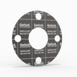 1/2" Full Face Flange Gasket (w/4 Bolt Holes) - 150 Lbs. - 1/16" Thick Garlock GRAPH-LOCK® Style 3125-SS-HT Flexible Graphite Gasket 316SS Foil High Temperature Version