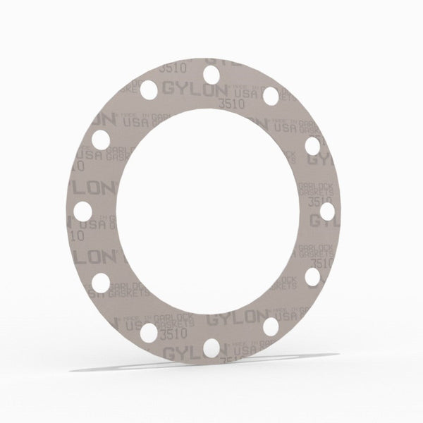 12" Full Face Flange Gasket (w/4 Bolt Holes) - 150 Lbs. - 1/16" Thick Garlock GYLON® Style 3510