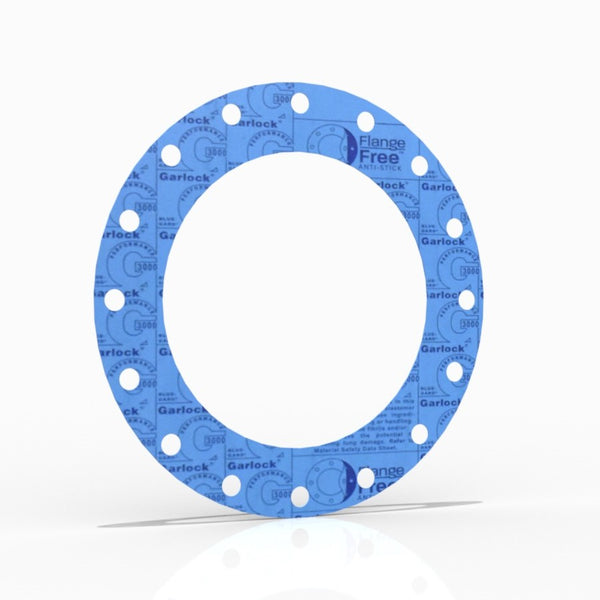 18" Full Face Flange Gasket (w/16 Bolt Holes) - 150 Lbs. - 1/8" Thick Garlock Blue-Gard 3000