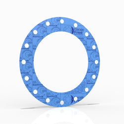 18" Full Face Flange Gasket (w/16 Bolt Holes) - 150 Lbs. - 1/16" Thick Garlock Blue-Gard 3000
