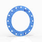18" Full Face Flange Gasket (w/16 Bolt Holes) - 150 Lbs. - 1/16" Thick Garlock Blue-Gard 3000