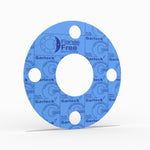 3" Full Face Flange Gasket (w/4 Bolt Holes) - 150 Lbs. - 1/8" Thick Garlock Blue-Gard 3000