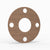 2-1/2" Full Face Flange Gasket (w/4 Bolt Holes) - 150 Lbs. - 1/8" Thick Garlock GYLON® Style 3500