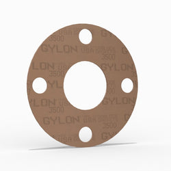 1-1/4" Full Face Flange Gasket (w/4 Bolt Holes) - 150 Lbs. - 1/8" Thick Garlock GYLON® Style 3500