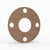 2-1/2" Full Face Flange Gasket (w/4 Bolt Holes) - 150 Lbs. - 1/16" Thick Garlock GYLON® Style 3500