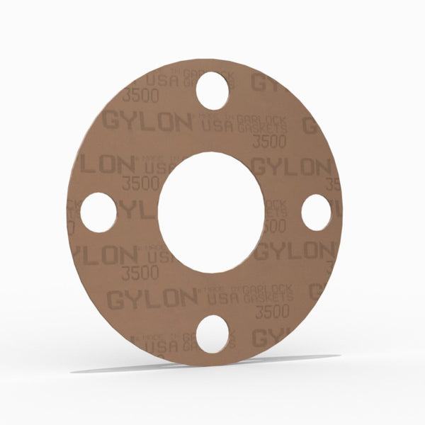 2-1/2" Full Face Flange Gasket (w/4 Bolt Holes) - 150 Lbs. - 1/16" Thick Garlock GYLON® Style 3500