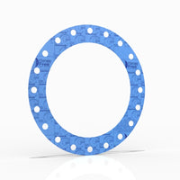 20" Full Face Flange Gasket (w/20 Bolt Holes) - 150 Lbs. - 1/16" Thick Garlock Blue-Gard 3000