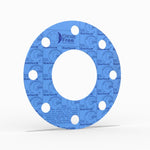 4" Full Face Flange Gasket (w/8 Bolt Holes) - 150 Lbs. - 1/16" Thick Garlock Blue-Gard 3000