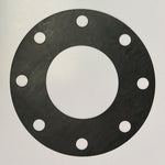 3-1/2" Full Face Flange Gasket (w/8 Bolt Holes) - 150 Lbs. - 1/16" Thick Nitrile (NBR) Buna-N
