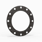 10" Full Face Flange Gasket (w/12 Bolt Holes) - 150 Lbs. - 1/16" Thick Garlock GRAPH-LOCK® Style 3125-SS-HT Flexible Graphite Gasket 316SS Foil High Temperature Version