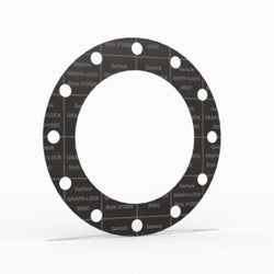 10" Full Face Flange Gasket (w/12 Bolt Holes) - 150 Lbs. - 1/8" Thick Garlock GRAPH-LOCK® Style 3125-SS Flexible Graphite Gasket 316SS Foil Version