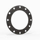 10" Full Face Flange Gasket (w/12 Bolt Holes) - 150 Lbs. - 1/8" Thick Garlock GRAPH-LOCK® Style 3125-SS Flexible Graphite Gasket 316SS Foil Version