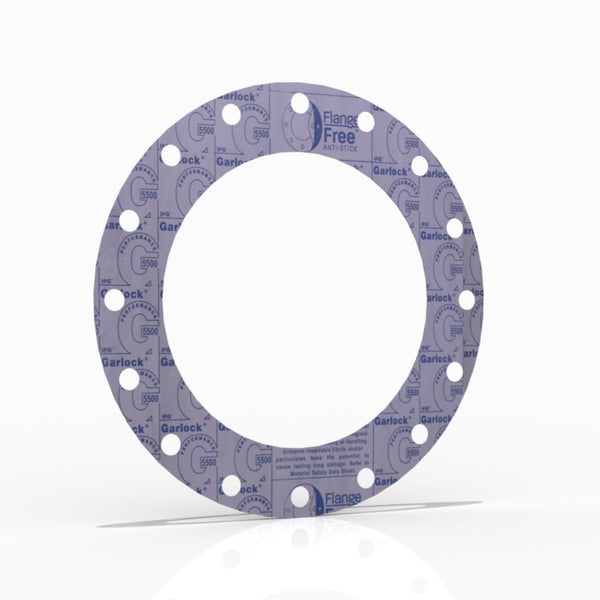 16" Full Face Flange Gasket (w/16 Bolt Holes) - 150 Lbs. - 1/8" Thick Garlock IFG-5500