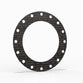 16" Full Face Flange Gasket (w/16 Bolt Holes) - 150 Lbs. - 1/16" Thick Garlock GRAPH-LOCK® Style 3125-SS-HT Flexible Graphite Gasket 316SS Foil High Temperature Version