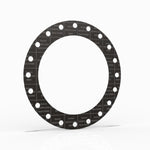 24" Full Face Flange Gasket (w/20 Bolt Holes) - 150 Lbs. - 1/16" Thick Garlock GRAPH-LOCK® Style 3125-SS-HT Flexible Graphite Gasket 316SS Foil High Temperature Version