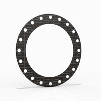 24" Full Face Flange Gasket (w/20 Bolt Holes) - 150 Lbs. - 1/16" Thick Garlock GRAPH-LOCK® Style 3125-SS-HT Flexible Graphite Gasket 316SS Foil High Temperature Version