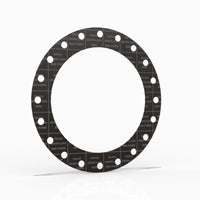 24" Full Face Flange Gasket (w/20 Bolt Holes) - 150 Lbs. - 1/8" Thick Garlock GRAPH-LOCK® Style 3125-SS Flexible Graphite Gasket 316SS Foil Version