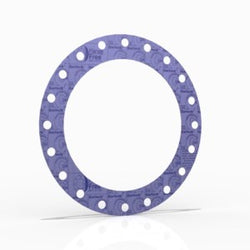 20" Full Face Flange Gasket (w/20 Bolt Holes) - 150 Lbs. - 1/8" Thick Garlock Blue-Gard 3300