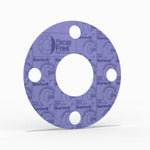 1-1/4" Full Face Flange Gasket (w/4 Bolt Holes) - 300 Lbs. - 1/8" Thick EPDM