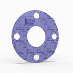 1" Full Face Flange Gasket (w/8 Bolt Holes) - 300 Lbs. - 1/8" Thick Garlock Blue-Gard 3700