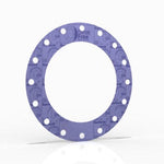 10" Full Face Flange Gasket (w/16 Bolt Holes) - 300 Lbs. - 1/16" Thick Garlock Blue-Gard 3700