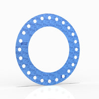 24" Full Face Flange Gasket (w/20 Bolt Holes) - 300 Lbs. - 1/16" Thick Garlock Blue-Gard 3000