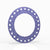 18" Full Face Flange Gasket (w/20 Bolt Holes) - 300 Lbs. - 1/8" Thick Garlock Blue-Gard 3700