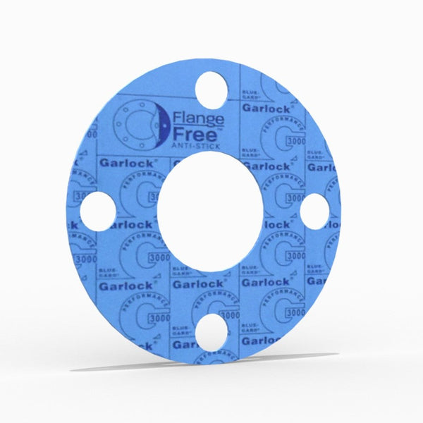 1/2" Full Face Flange Gasket (w/8 Bolt Holes) - 300 Lbs. - 1/16" Thick Garlock Blue-Gard 3000