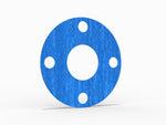 1" Full Face Flange Gasket (w/4 Bolt Holes) - 300 Lbs. - 1/8" Thick Garlock 3760U