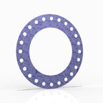 24" Full Face Flange Gasket (w/20 Bolt Holes) - 300 Lbs. - 1/8" Thick Garlock Blue-Gard 3300