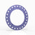 24" Full Face Flange Gasket (w/20 Bolt Holes) - 300 Lbs. - 1/8" Thick Garlock Blue-Gard 3300