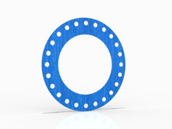 18" Full Face Flange Gasket (w/24 Bolt Holes) - 300 Lbs. - 1/8" Thick Garlock 3760U