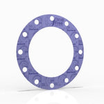 8" Full Face Flange Gasket (w/12 Bolt Holes) - 300 Lbs. - 1/8" Thick Garlock Blue-Gard 3700