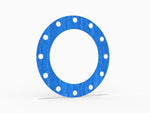 6" Full Face Flange Gasket (w/8 Bolt Holes) - 300Lbs . - 1/8" Thick Garlock 3760U