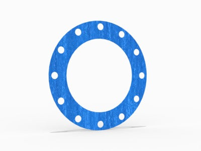 6" Full Face Flange Gasket (w/8 Bolt Holes) - 300Lbs . - 1/8" Thick Garlock 3760U