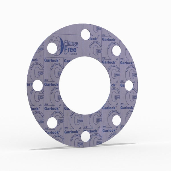 5" Full Face Flange Gasket (w/8 Bolt Holes) - 150 Lbs. - 1/16" Thick Garlock IFG-5500