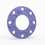 4" Full Face Flange Gasket (w/8 Bolt Holes) - 300 Lbs. - 1/8" Thick Garlock Blue-Gard 3700