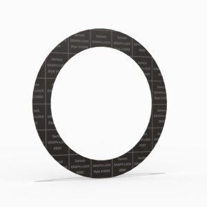 1/2" Ring Flange Gasket - 150 Lbs. - 1/16" Thick Garlock GRAPH-LOCK® Style 3125-SS-HT Flexible Graphite Gasket 316SS Foil High Temperature Version