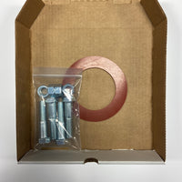 Flange Kit  3" Ring 150# 1/8" Thick (SBR) Red Rubber Gasket & Bolt Pack